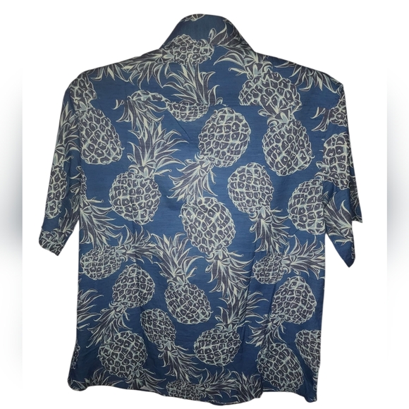 Simply Southern Blue and White Casual Button Down Shirt - Picture 2 of 5